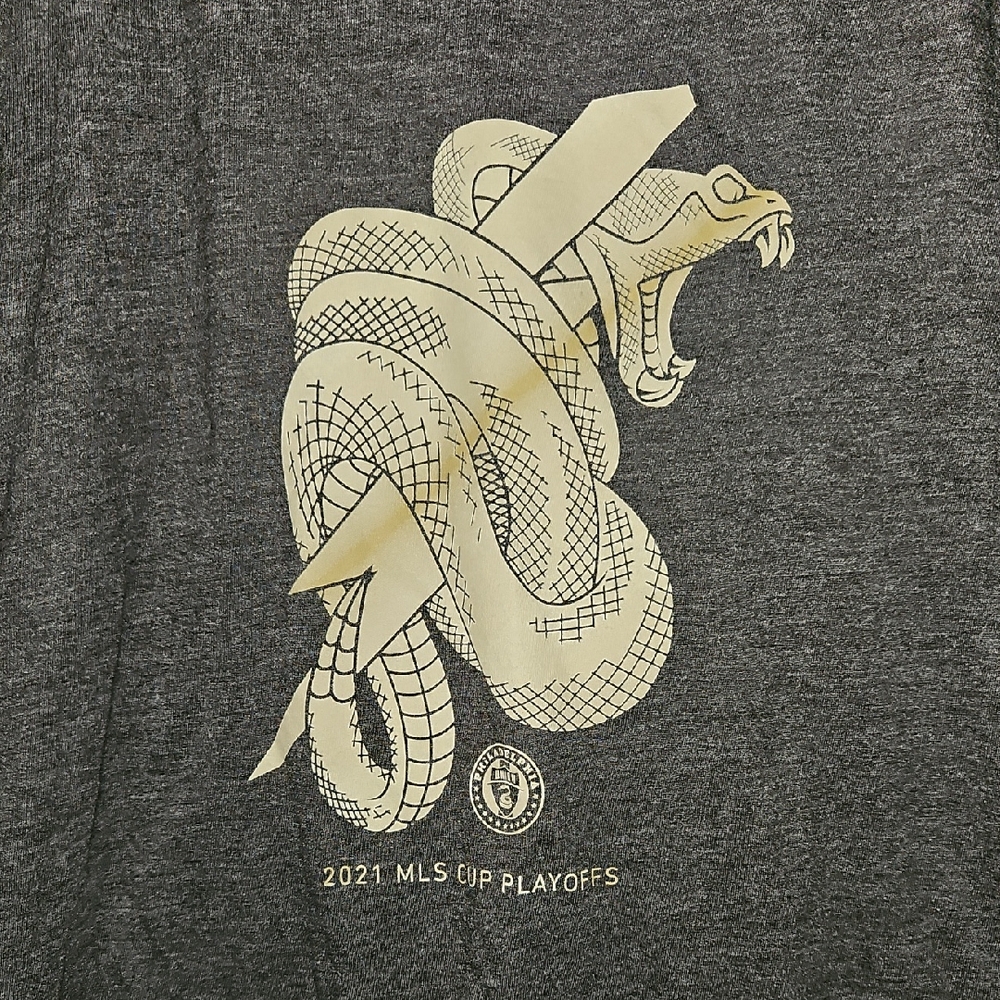 2021 Mls Cup Play9ffs Gray Tshirt Lg Fanatics NWT